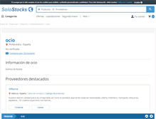 Tablet Screenshot of ocio.solostocks.com